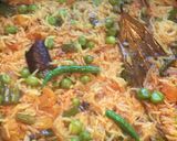 A picture of step 11 of Vegetable Pulao.