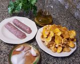 Foto del paso 1 de la receta: Rusiñoles con butifarra rota