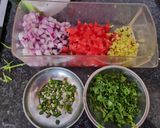 A picture of step 1 of Chana jor garam.