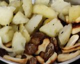A picture of step 1 of Shahi Kaju Aloo Curry.