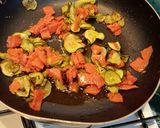 Foto del passaggio 12 della ricetta Farfalle Integrali con Zucchine Salmone e Menta Fresca