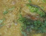 A picture of step 6 of Bisibelabath(Tamilnadu style)variety vegetables,rice,tuvar dal.