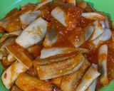 Foto langkah ke 3 dari resep Vegetarian terung putih saus tomat.