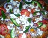 A picture of step 9 of My homemade vegetable pizza.