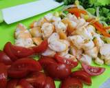 今天晚餐吃什麼：雙蔬蝦仁蕃茄炒飯食譜步驟2照片