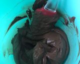 A picture of step 2 of No-bake Chocolate Cheesecake#myfavouriterecipe.