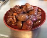 Une image de l'étape 1 de Compote de prunes et bananes.