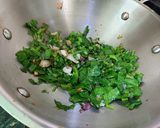 A picture of step 2 of Dhaba Style Lasooni Dal Palak.