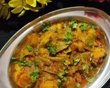 सिम आलू की सरसों वाली सब्जी। रेसिपी चरण 10 फोटो