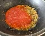 A picture of step 4 of Methi Muthiya Tameta Galka Nu Shaak - Fist-Shaped Fried Methi Dumpling In Sponge Gourd Tomato Curry.