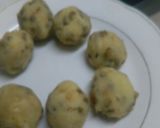 A picture of step 5 of Japanese potato korokee in ndengu #ndengu contest.