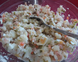 Foto del paso 3 de la receta: Ensaladilla rusa en base de crespillos (canapés)