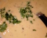 A picture of step 1 of Besan ka cheela.