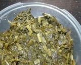 A picture of step 6 of Aaloo Methi.