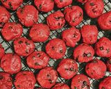 Foto langkah ke 4 dari resep Red Velvet Chips Soft mini cookies. Simple No mixer..!.