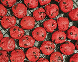 Foto langkah ke 4 dari resep Red Velvet Chips Soft mini cookies. Simple No mixer..!.