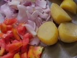 আলু চোখা উইথ এগ ফ্রাই(aloo chokha with egg fry recipe in Bengali)