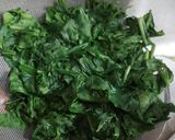 A picture of step 1 of Palak Paneer.