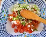 Pas rețetă Salata de vara cu orez, tonno si verdeturi 5 fotografie