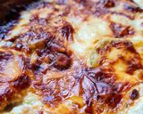Foto del paso 5 de la receta: Repollitos de Bruselas en yogur, sobre base de avena y gratinados con queso