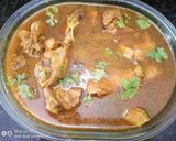 A picture of step 4 of Quick Pressure Cooker Chicken Curry.