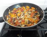 Foto del paso 8 de la receta Espaguetis al dente y salsa de hortalizas