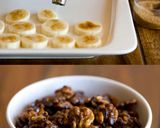 Foto del paso 1 de la receta Tarta de nata, plátano y nueces caramelizadas