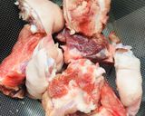 Hình bước làm 1 của món Bún riêu tôm