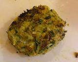 A picture of step 9 of Zucchini and Carrot Burgers.
