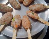 A picture of step 5 of Potato Lollipops.