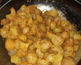 A picture of step 3 of Amla launji.