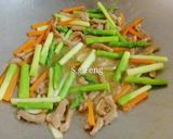 蘆筍炒肉絲的食譜步驟6照片
