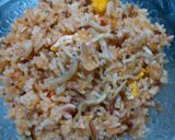 Foto langkah ke 4 dari resep Nasi Goreng Teri.
