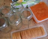 Foto langkah ke 3 dari resep Pudding Jelly Orange 🍊Manggo 🥭dalam Stoples (in jar 🫙).