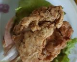 A picture of step 8 of Zinger burgers.