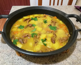 Foto del paso 8 de la receta: Guiso de mollejas con patatas al curry