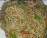 A picture of step 3 of Chow mein.
