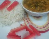 A picture of step 9 of Dal Palak.