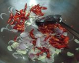Foto langkah ke 3 dari resep Nasi Bakar Teri dan Sambal.