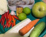 Foto langkah ke 1 dari resep Somtam Udang Thailand.