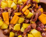 Zöldséges sertéstarja 🥕🫑🥔🧅🧄 recept fázis 1 fotója