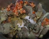 A picture of step 3 of Mom’s Mutton Pulao 💕.