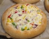 A picture of step 2 of 🌽🍕🫑Vegetables Cheese Bread🫑🍕🌽.
