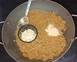 A picture of step 4 of Churma Galangal laddu.