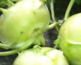 A picture of step 2 of Ganth Gobhi subzi (no oil).