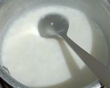 A picture of step 2 of Payasam with jaggery.