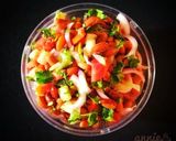 A picture of step 2 of Kidney Bean/Rajma Salad.
