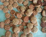 Foto langkah ke 5 dari resep Cashew and Nut Palm Sugar Cookies (Eggless Gluten Free).