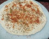 A picture of step 3 of Namak mirch paratha.