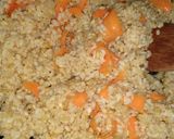 Foto del paso 2 de la receta: Arroz frito con albóndigas de zapallo, avena y lentejas